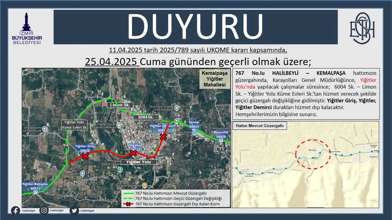 767 nolu hatta geçici güzergah değişikliği.webp