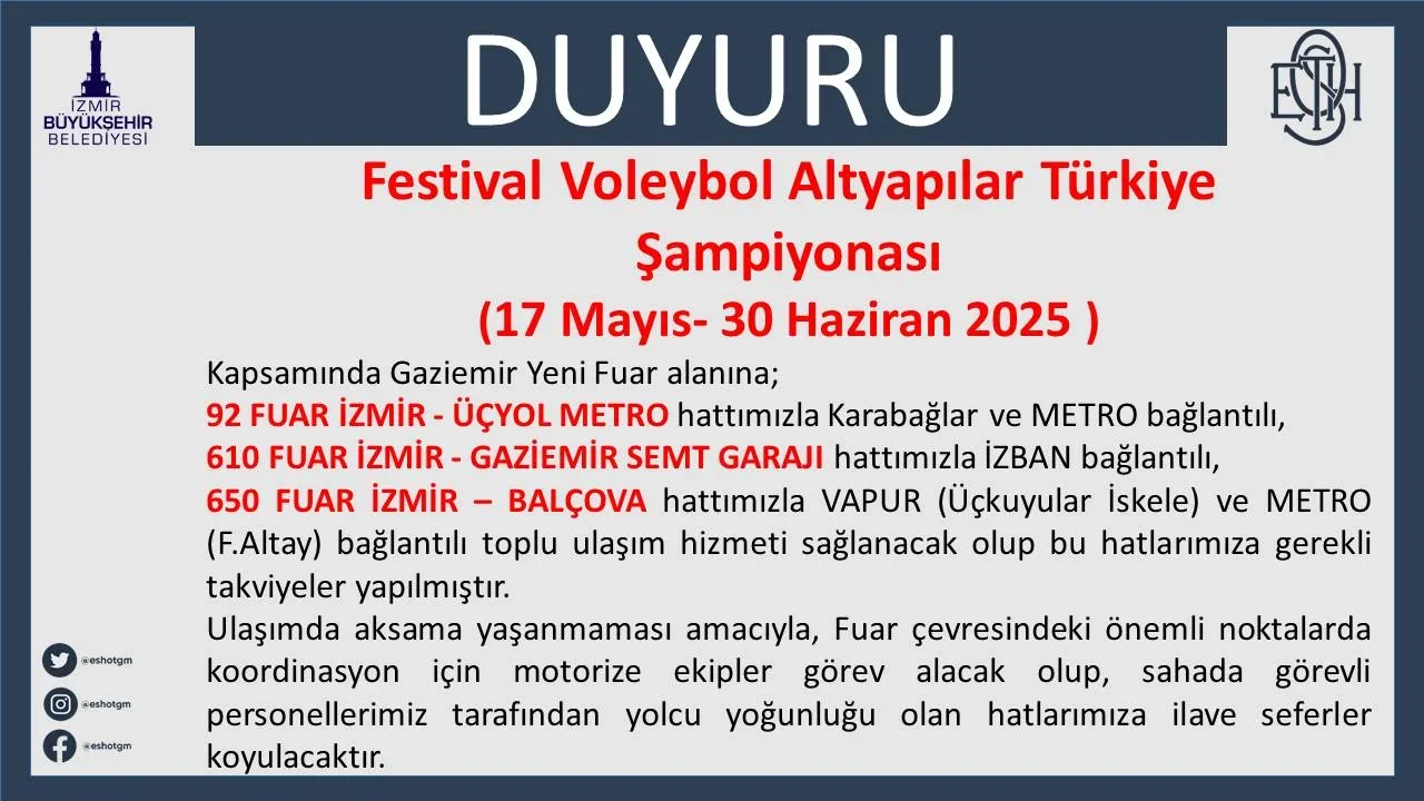 Fuar DUYURU Festival Voleybol Altyapılar Türkiye Şampiyonası 2025.webp