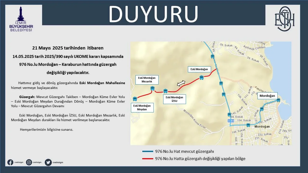 976 nolu hat Eski Mordoğan güzergah değişikliği.webp