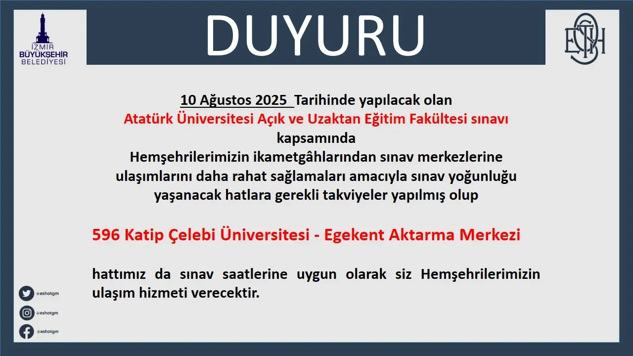 SINAV Duyurusu Atatürk Üni. AÖF 2025 Ağustos.webp