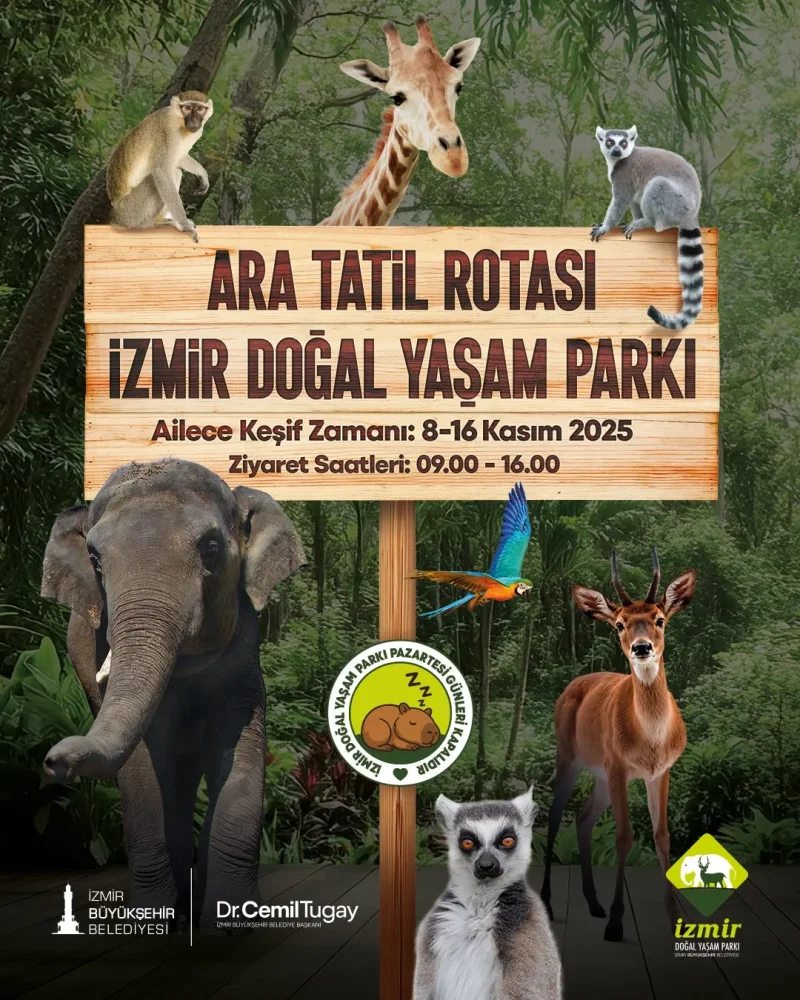 Ara tatilde şehrin içinde doğayı keşfetmeye var mısınızİzmir Doğal Yaşam Parkı, 8–16 Kasım ta...webp