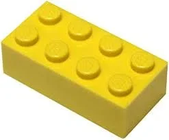 LEGO Parçalar ve Parçalar: Sarı (Parlak Sarı) 2x4 Tuğla x50 ...